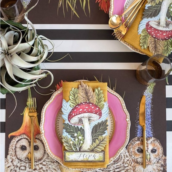 Hester & Cook Baby Owls Paper Placemat 24 Sheets Vicki Sawyer American Made - Picture 3 of 7